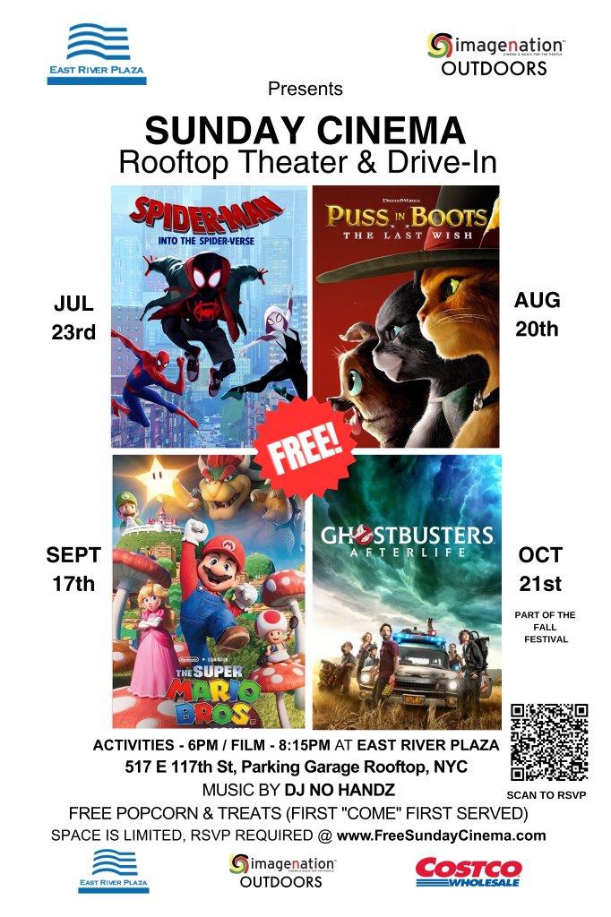 Sunday Cinema-Rooftop Theater & Drive In Movie: The Super Mario Bros Event Image