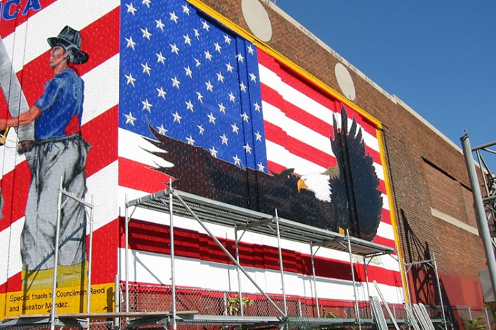 9/11 Mural – Washburn Wire Factory